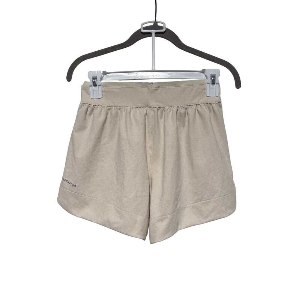 Puma Cloudspun Athletic Shorts XS Beige Cream - Picture 5 of 7